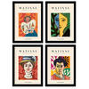 POSTER Set mit 4 Illustrationen von Matisse A3 Rahmenlos - Klar, Papier (29.7/3cm) - Nacnic