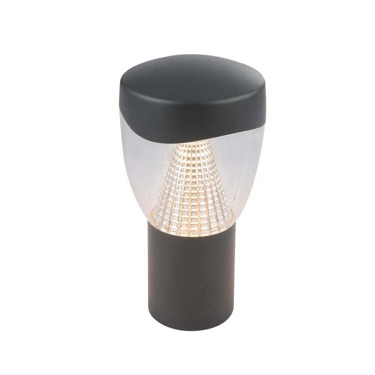 LED AUSSEN-WANDLEUCHTE DELTA Anthrazit Aluminium - Anthrazit, Metall (12/23/12cm) - Globo Lighting