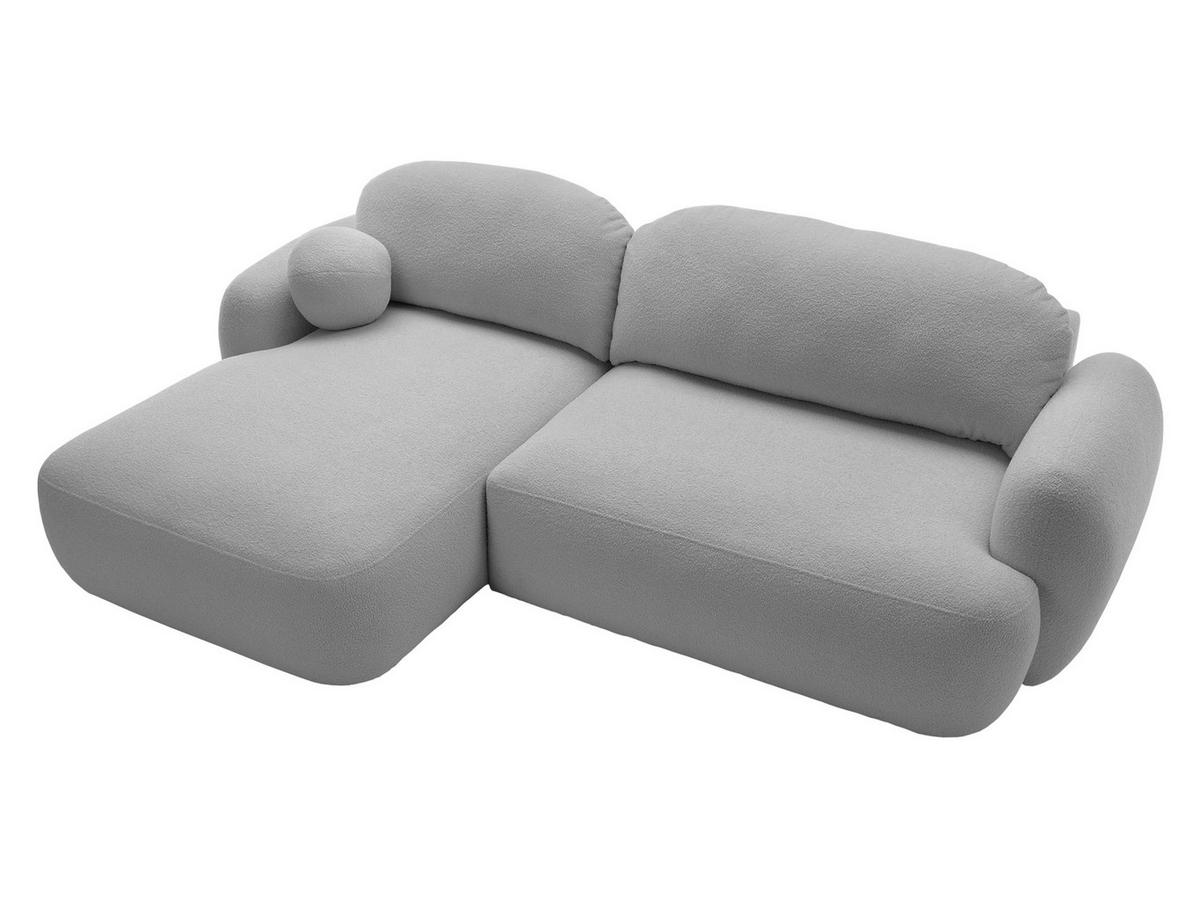 ECKSOFA Mayo, Seite: Links - Hellgrau/Schwarz, Holz/Kunststoff (275/175cm) - MIRJAN24