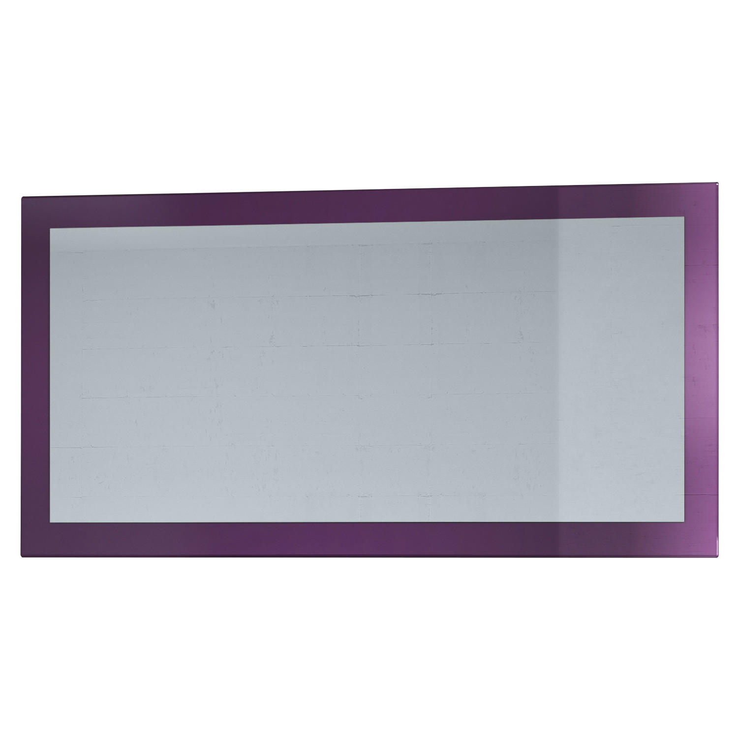 SPIEGEL Lima Brombeer Hochglanz - Brombeere, Holzwerkstoff (110/52/2cm) - Vladon
