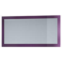 SPIEGEL Lima Brombeer Hochglanz - Brombeere, Holzwerkstoff (110/52/2cm) - Vladon