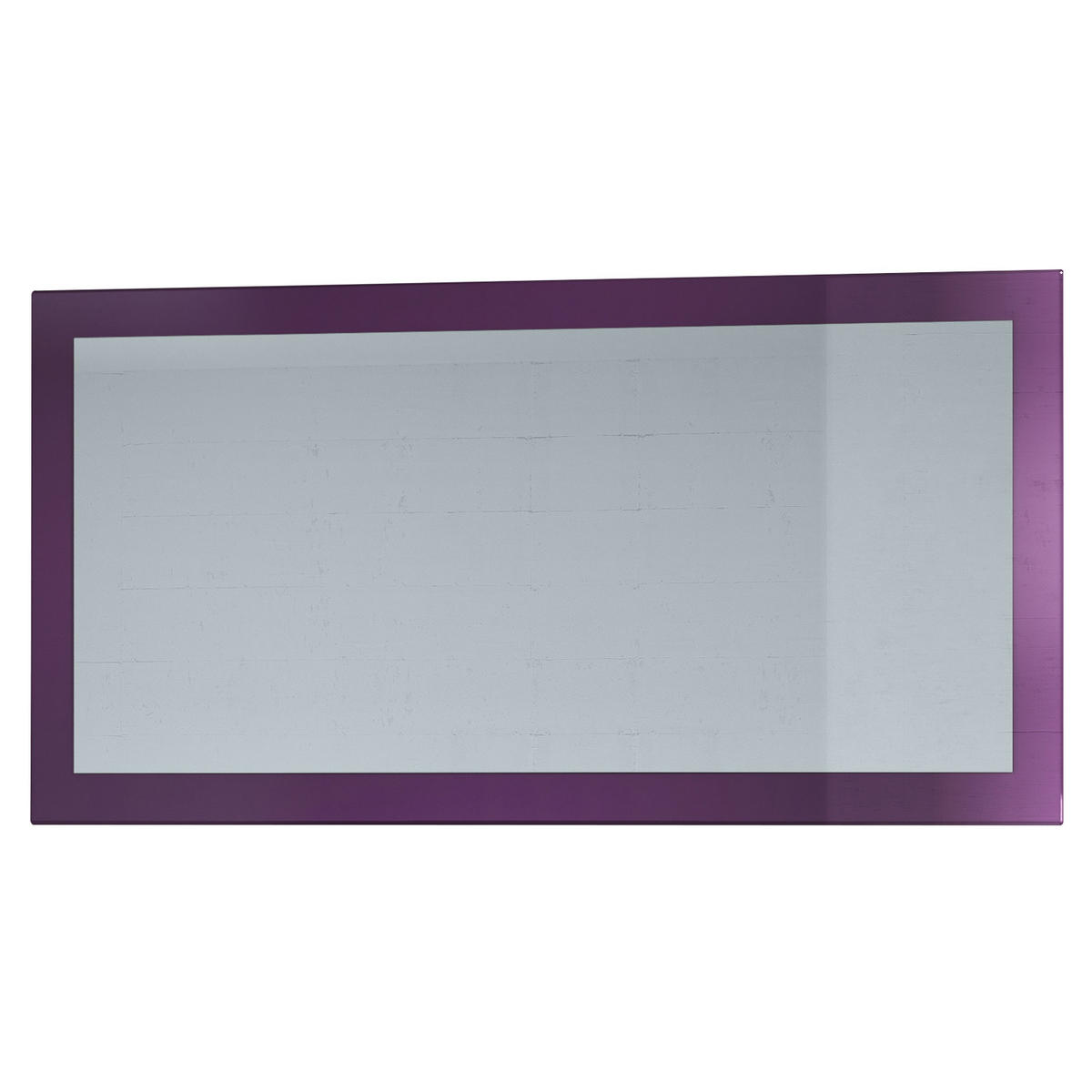 SPIEGEL Lima Brombeer Hochglanz - Brombeere, Holzwerkstoff (110/52/2cm) - Vladon