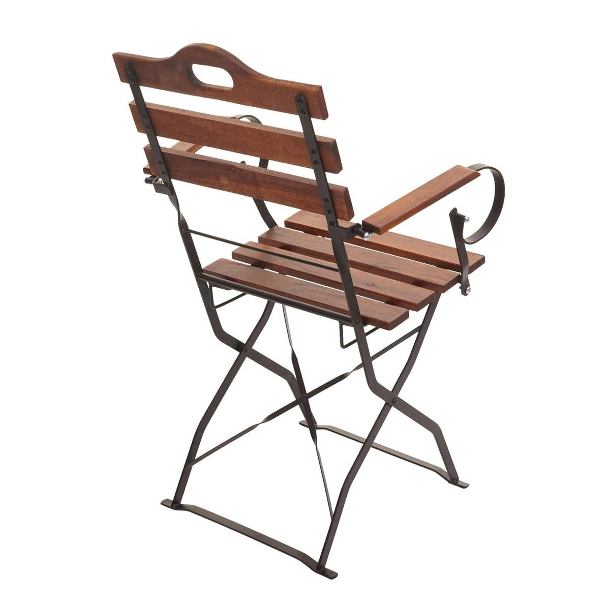 GARTENSTUHL 2er-Set HxBxT 88x55x49cm Sitzhöhe 46cm Gastronomie-Qualität Akazie Braun - Braun, Holz (55/88/49cm) - PROREGAL