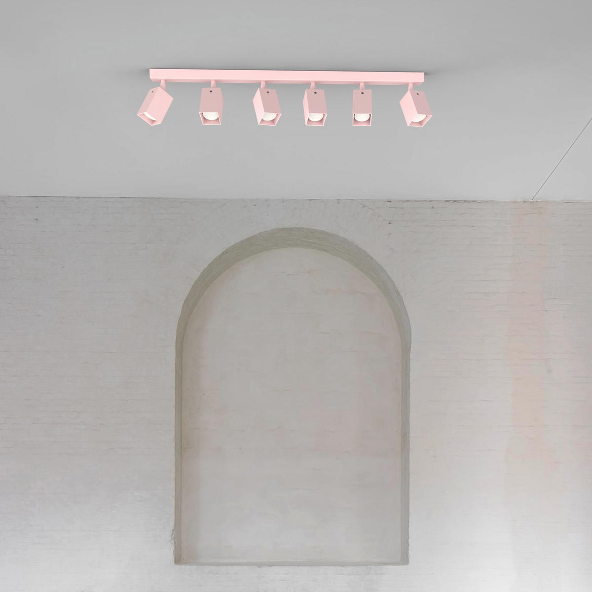 DECKENLEUCHTE - Pink, Metall (6/90/18cm) - Lumicom