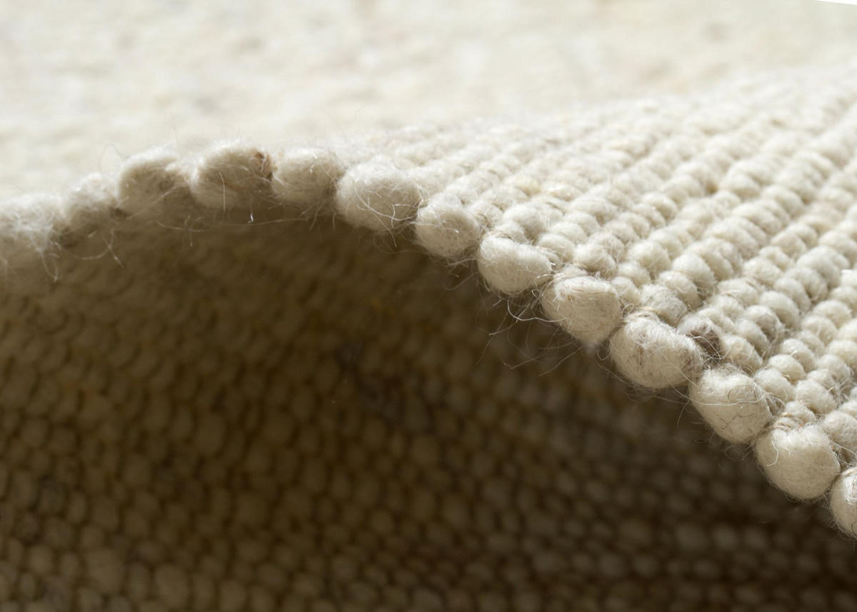 HANDWEBETEPPICH 250/340 cm Leutasch - Creme, Naturmaterialien (250/340cm) - Steffensmeier