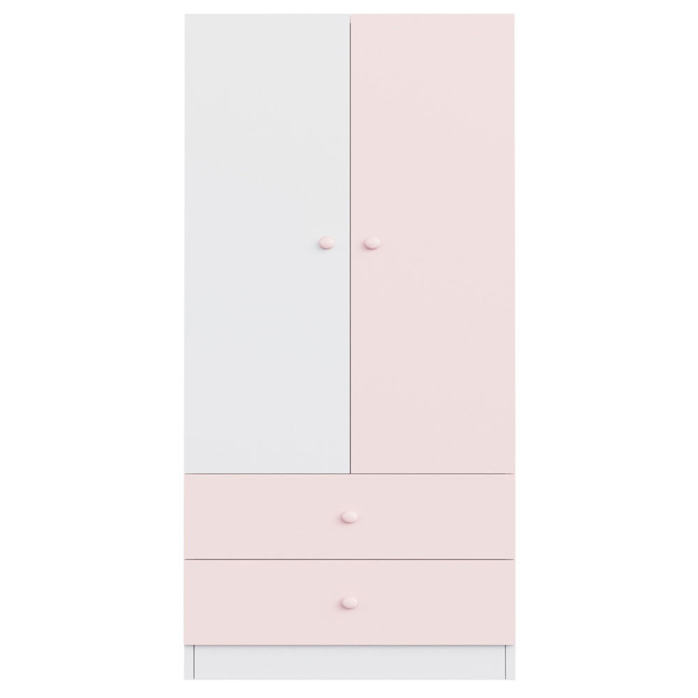 Delfa Kleiderschrank Pink 70x170x40 cm