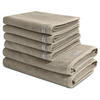 FROTTIERSET Selection 6-teilig - Grau, Textil (50/100cm) - Ross