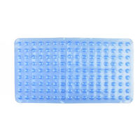 BADTEPPICH Zac Blau 70/38/2 cm Textilien - Blau, Textil (38/70cm) - Mondex