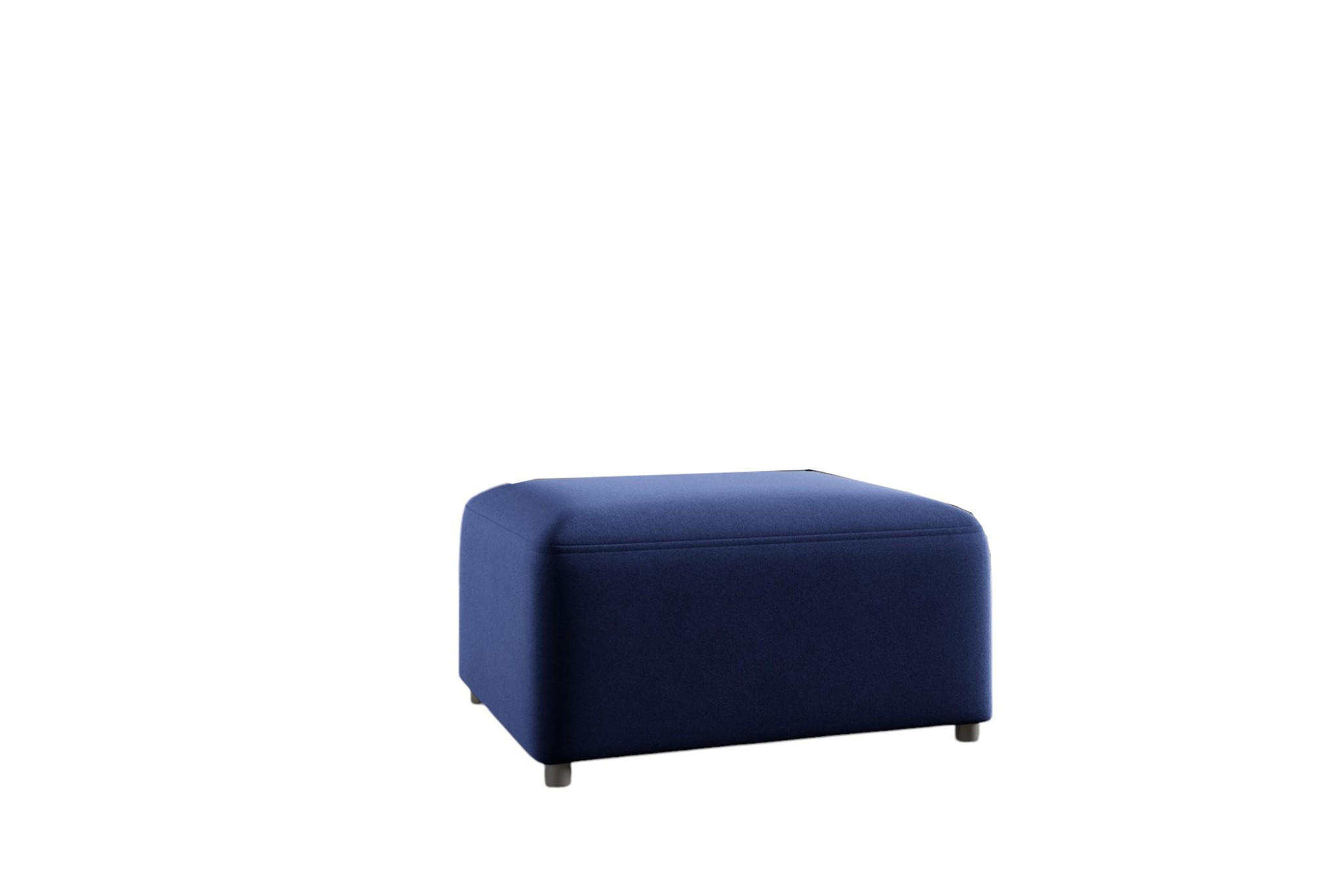 Fun Möbel Polsterhocker Dunkelblau 100x45x91 cm