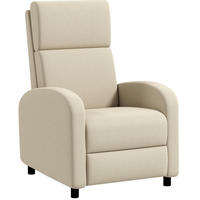 SESSEL 64/86/102 cm in Cremeweiß mit Liegefunktion - Creme, Textil (64/102/86cm) - Flora Grace