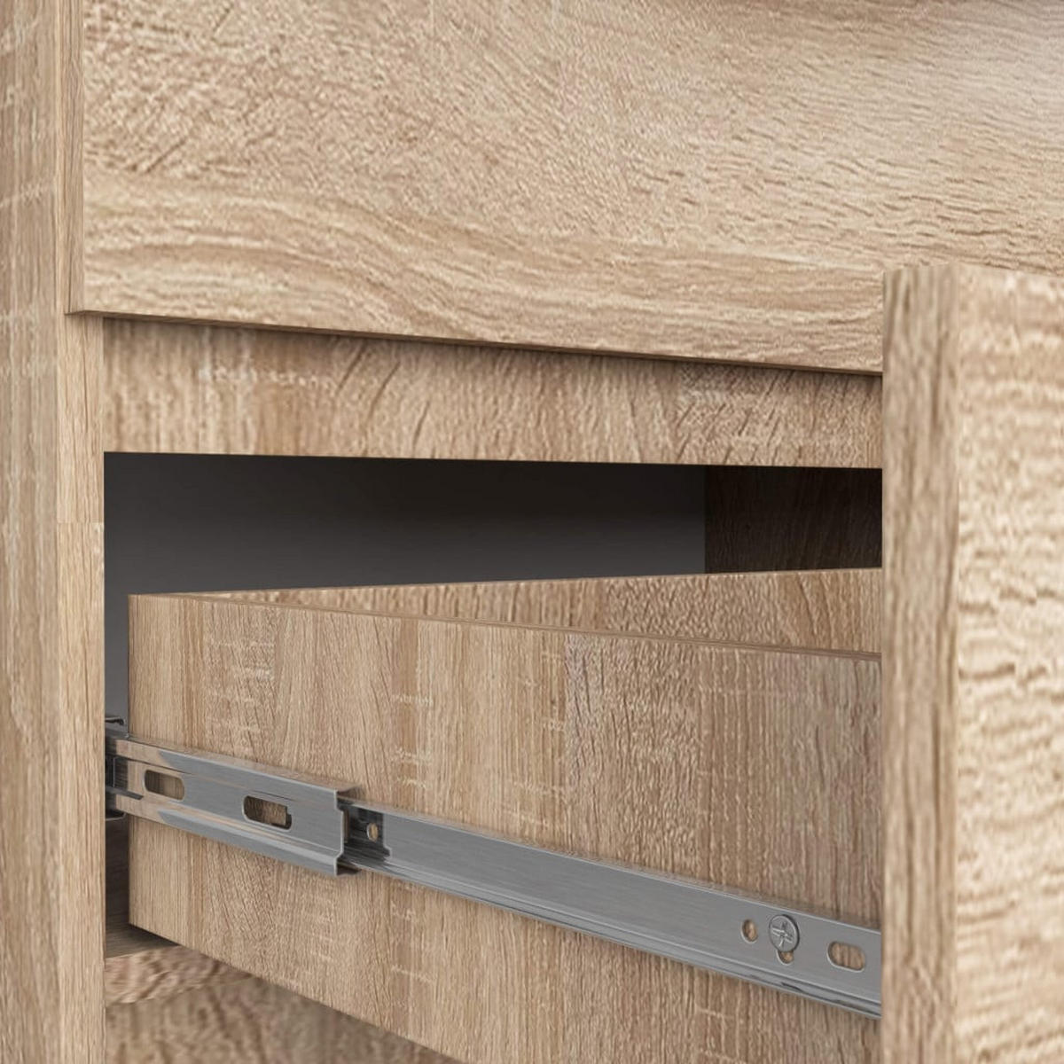 KOMMODE Eiche Sonoma 99/138/40 - Sonoma Eiche, Holzwerkstoff (138/99/40cm) - RAUMHIRSCH FURNITURE