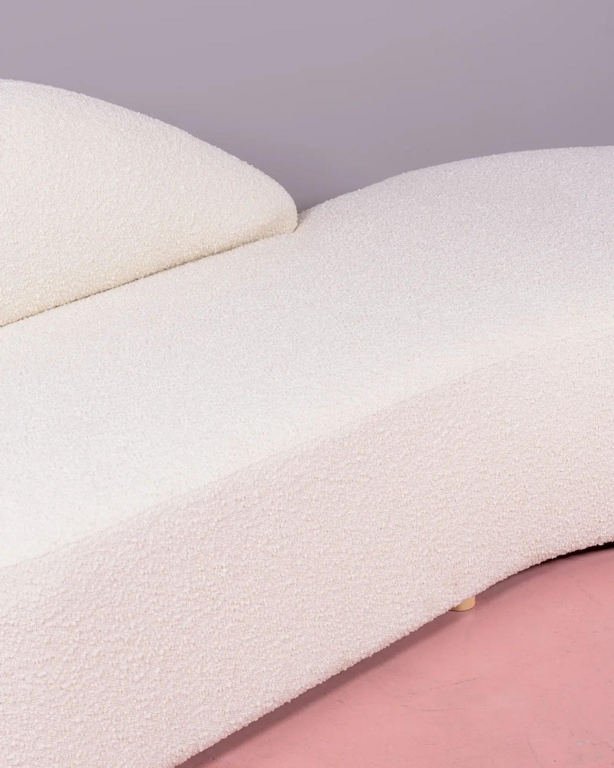 SOFA Textil Weiß - Weiß, Textil (230/74/98cm) - Nest Dream