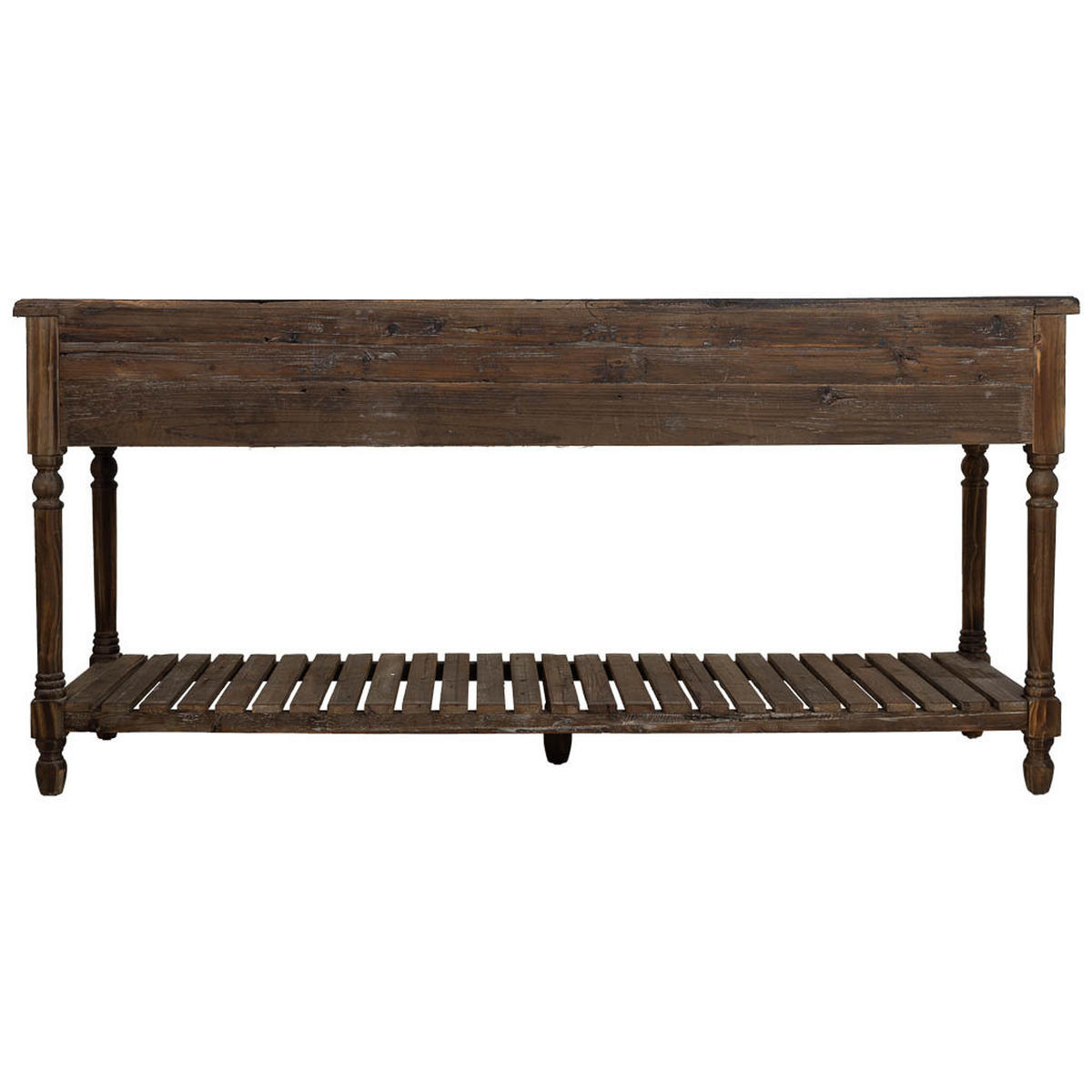 FLURTISCH aus gealtertem Holz 185x50x87 - Braun, Holz (50/184.5/86.8cm) - Wanderlust