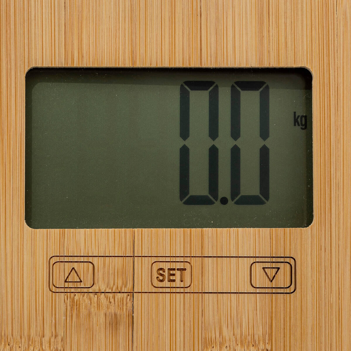 BADEZIMMERWAAGE Bambus 28/28 cm - Braun, Naturmaterialien (28/28/3cm)