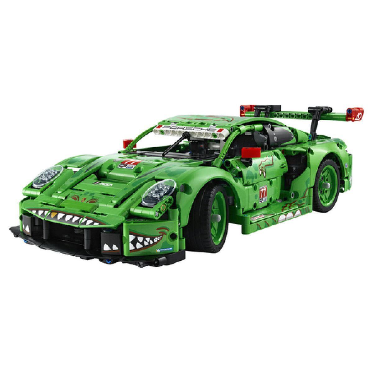 KLEMMBAUSTEINE Technic Porsche 911 GT3 R Rexy AO Rennwagen - Rot, Kunststoff (28.2/11.8/45.6cm) - Lego