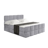 BOXBETT mit Matratze H4 und Lattenrost - LIRO-Z - 180x200 - Grau Monolith - Grau, Holzwerkstoff (180/200cm) - ALTDECOR