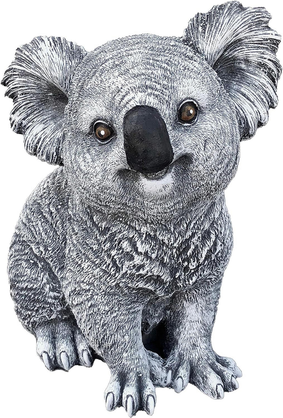 STEINFIGUR Koala Bär, frostfest, massiver Steinguss - Grau, Stein (16/25/21cm) - stoneandstyle