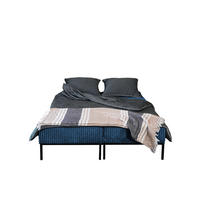 BETT MOOKA 4in1-Multifunktions-System Stoff Velo Dunkelblau - Dunkelblau, Holz (160/200cm) - Kaiser Möbel