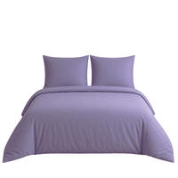 BETTWÄSCHE 3-teilig 200/200 cm UNI HELLLILA - Flieder, Textil (200/200cm) - ROLFNERS