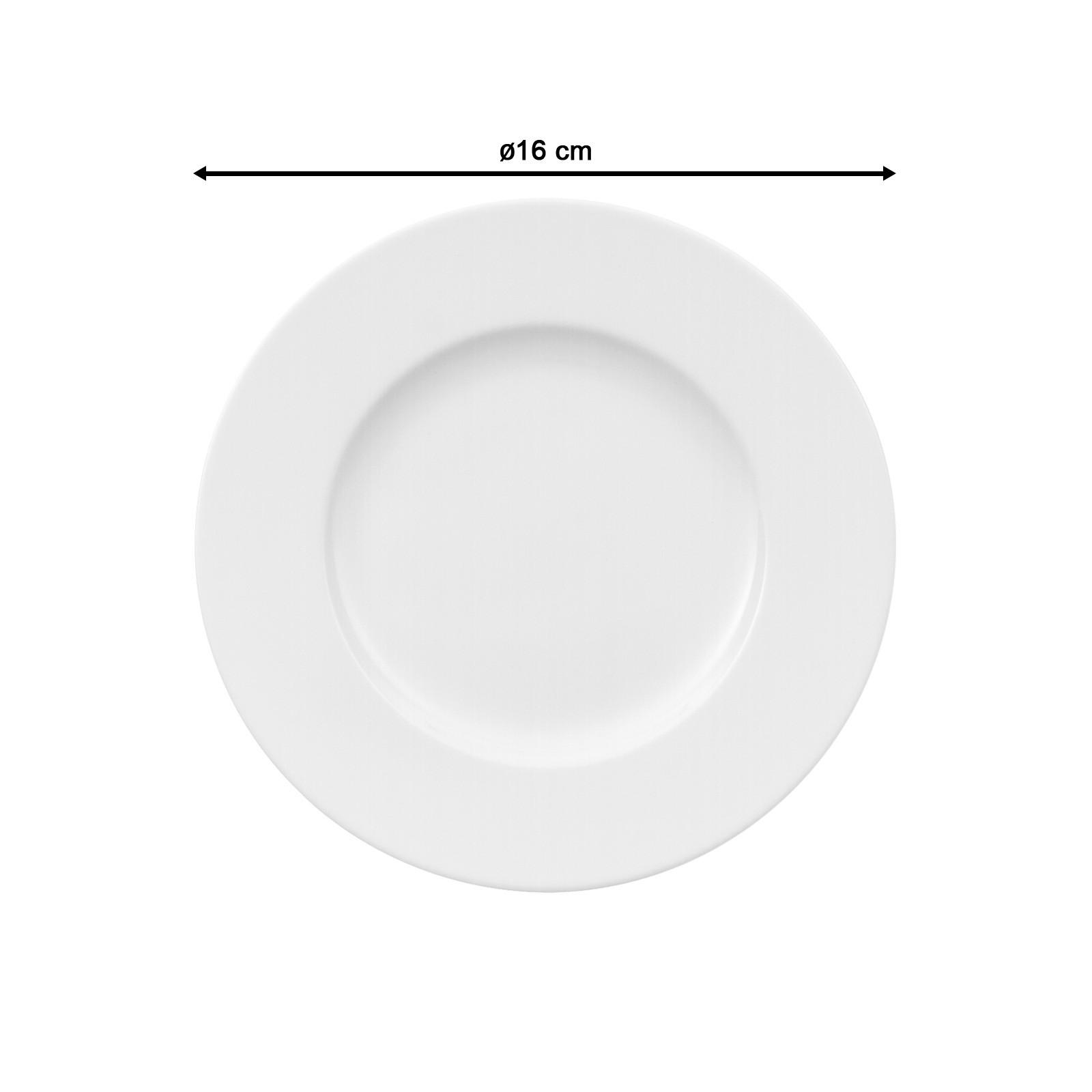 BROTTELLER Royal weiß ø 16.0 cm 6er Set - Weiß, Keramik (16cm) - Villeroy & Boch