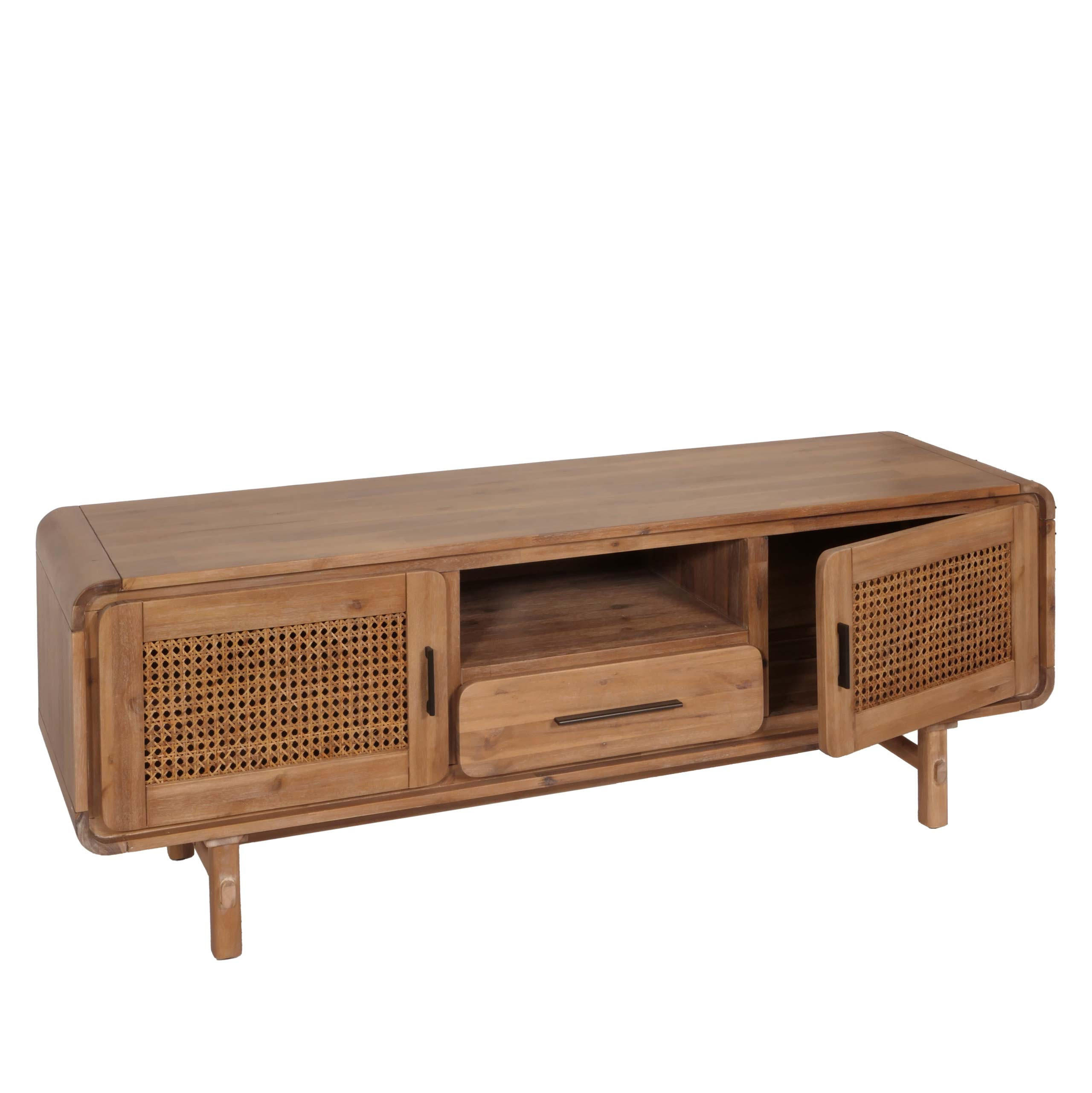 TV-RACK Braun - Braun, Holz (160/60/45cm) - MCW