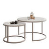 COUCHTISCH CIRI 2-in-1 GLAS KASCHMIR - Kaschmir/Beige, Glas (70/70/47cm) - Lookway