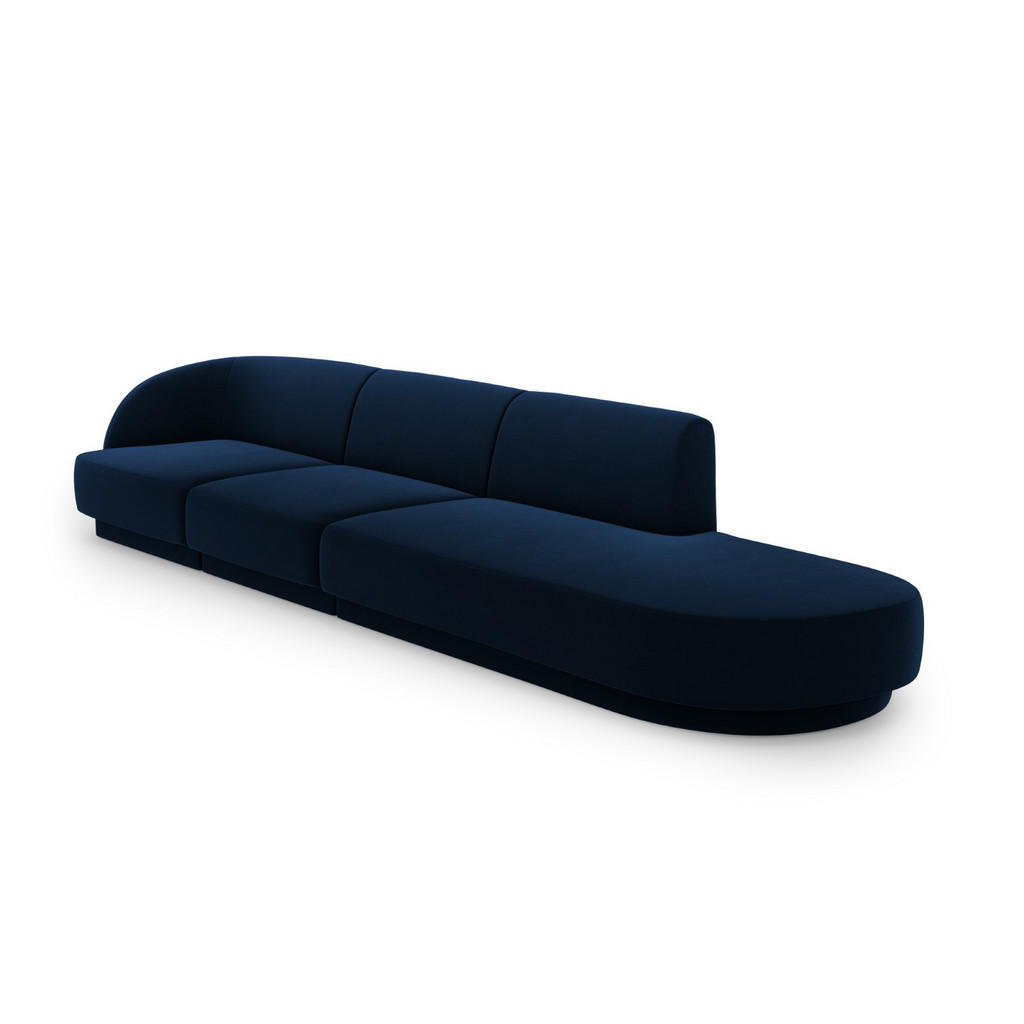 Thumbnail - Micadoni Rechtes-Sofa, Blau, Textil, 4-Sitzer, 90x70x323 cm, Hergestellt in Europa, Oeko-Tex®, Wohnzimmer, Sofas & Couch...