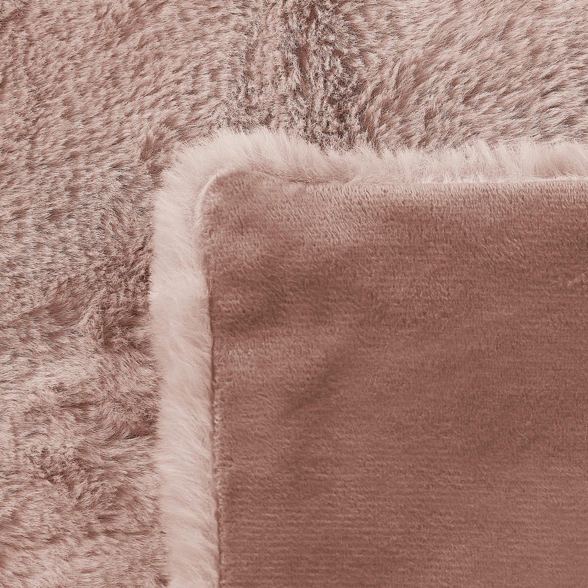 DECKE Rosa Chaab 200/220 cm - Pink, Textil (200/220cm) - Beliani