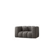 SESSEL Sofa Grand modular stoff Haga Graphit - Dunkelgrau, Holz (137/70/89cm) - Kaiser Möbel