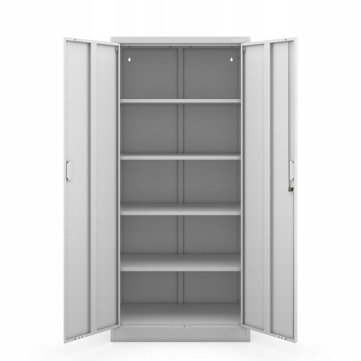 AKTENSCHRANK Jan Compact - Grau, Metall (80/175/40cm) - Jan Nowak