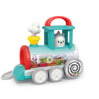SPIELZEUG Nachziehspielzeug Zug E7995A bunt Räder, Ziehschnur, Motorikspielzeug, Zug, Krabbeln und Laufen - Multicolor, Kunststoff (10/15/15cm) - Moni