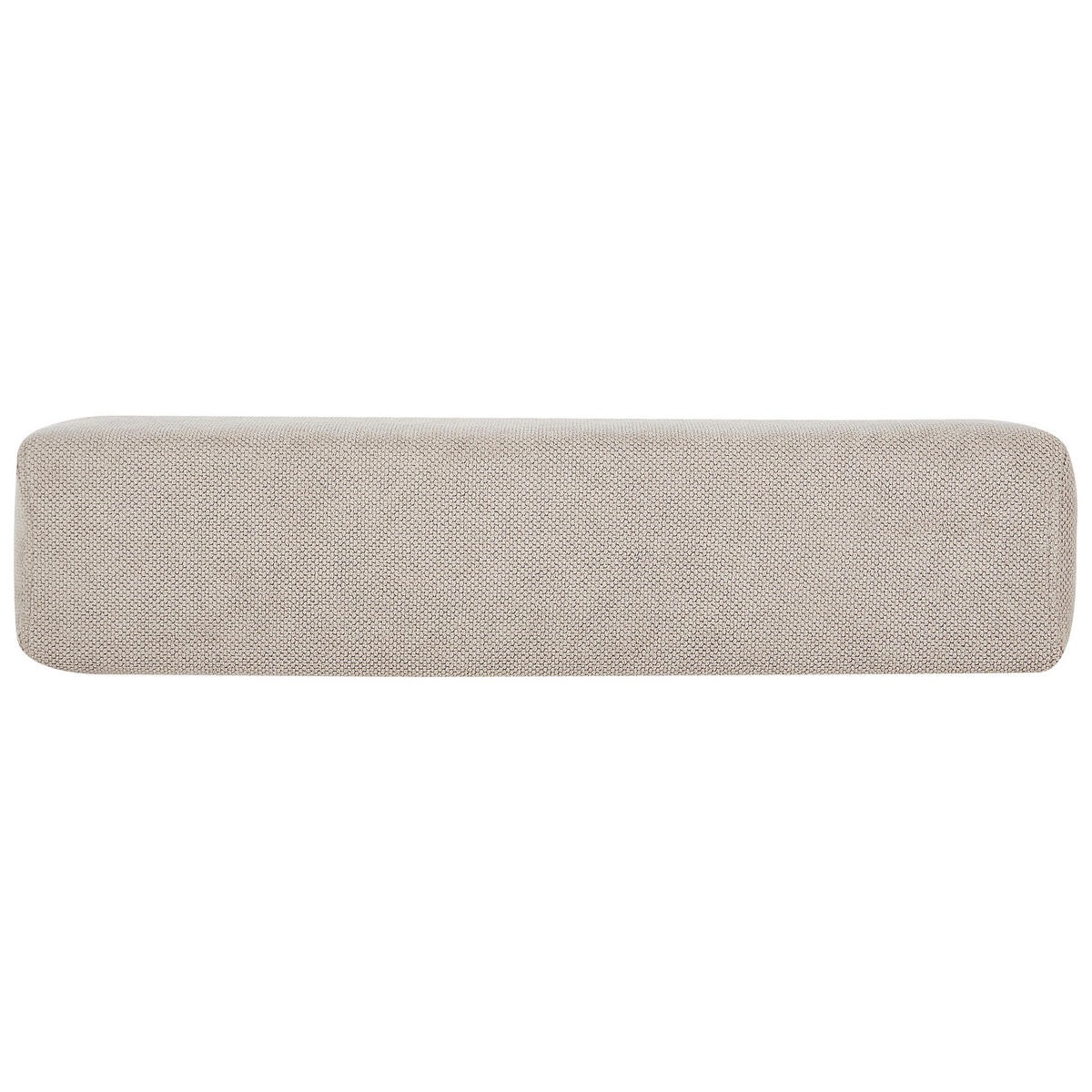 CHAISELONGUE Beige Niort - Beige/Braun, Textil (74/40/200cm) - Beliani