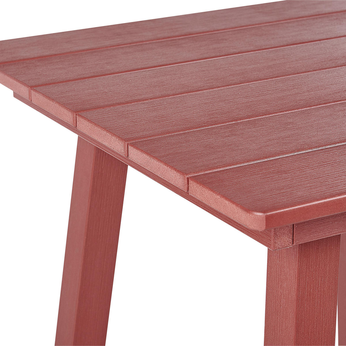 BARTISCH Rot Adirondack - Rot, Kunststoff (60/59/103cm) - Beliani
