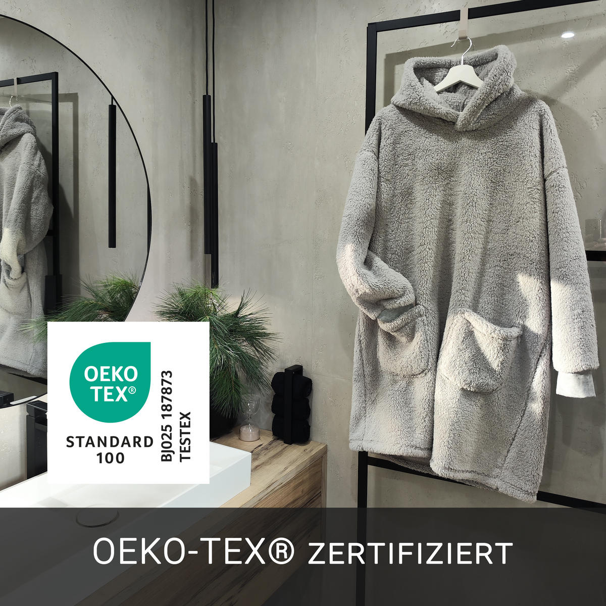 KUSCHELDECKE, onesize, 100% Polyester, Grau - Hellgrau, Textil (175/130cm) - Zollner