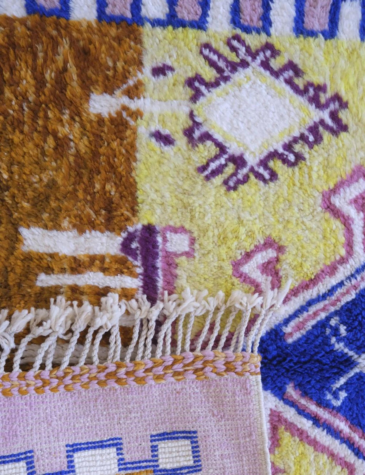 BERBERTEPPICH aus reiner Wolle 150x 216 cm - Multicolor, Naturmaterialien (150/216cm) - AFK Living