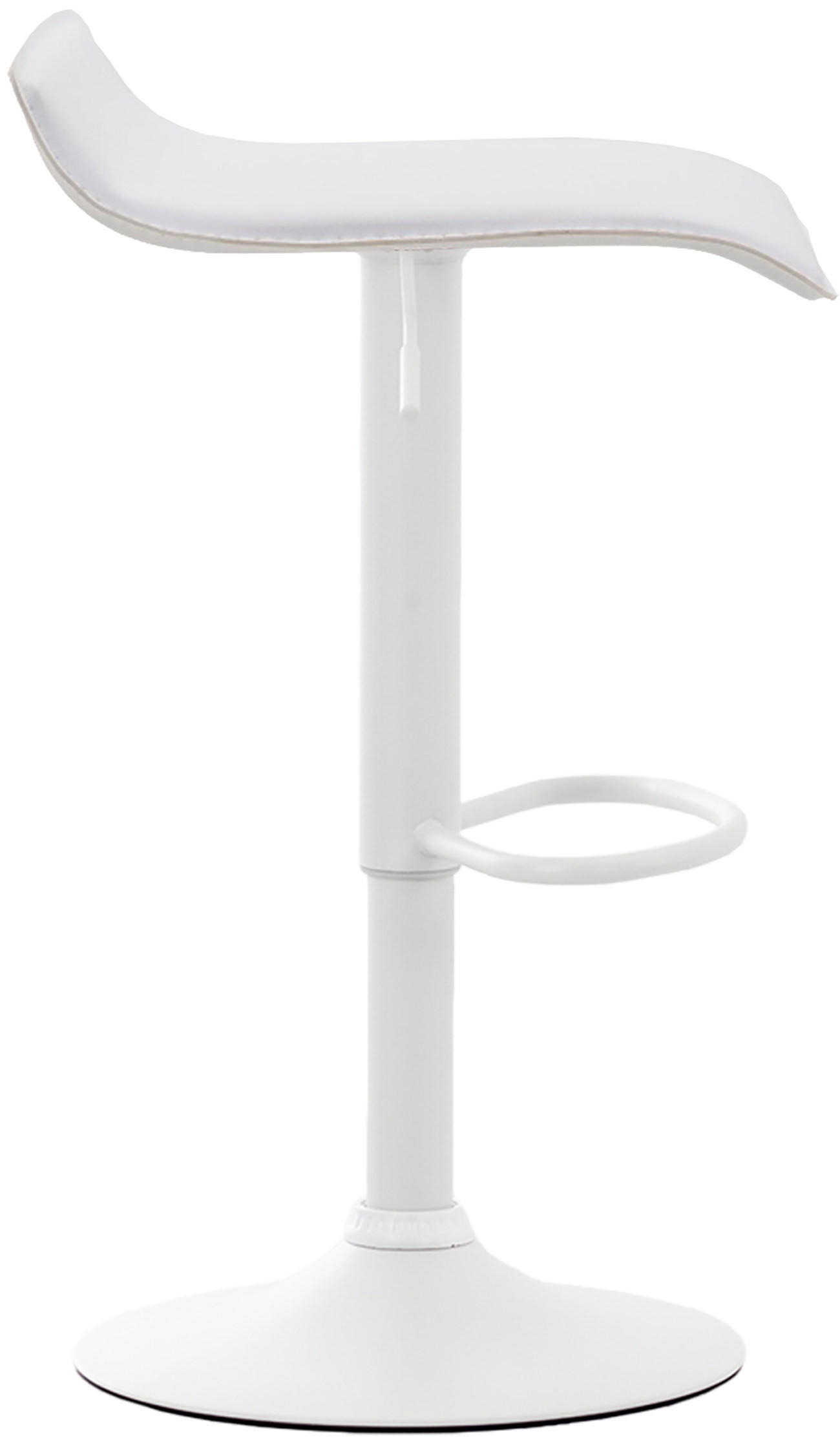 Thumbnail - CLP Barhocker, Weiß, Textil, 36x63x39 cm, Esszimmer, Barmöbel, Barhocker