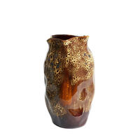 VAZE Althea Orange 25.5/25/45.5 cm - Orange, Keramik (45.5cm) - Light & Living