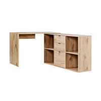 ECKSCHREIBTISCH Der Produktive - Eichefarben, Holzwerkstoff (54/112/77cm) - Mokebo
