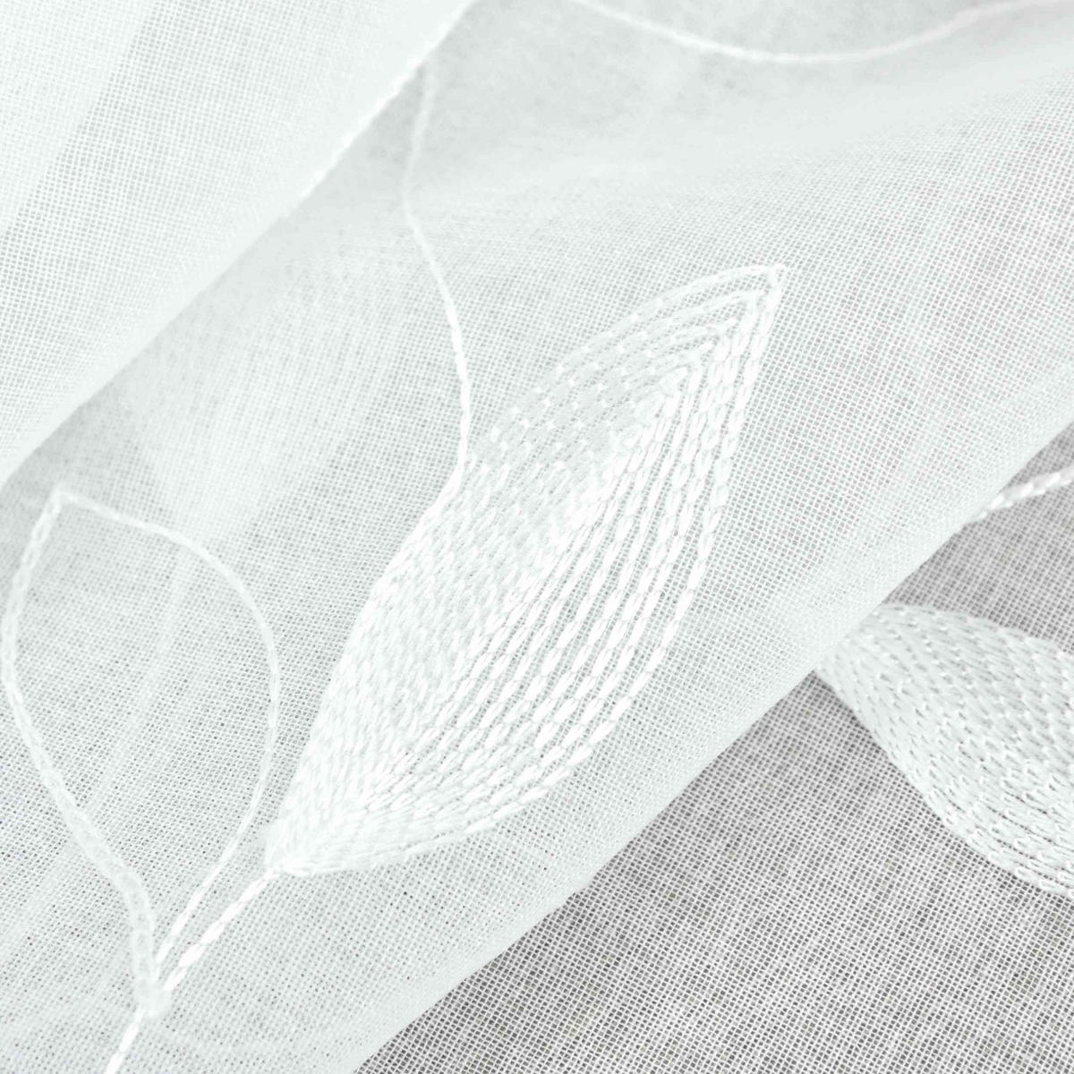 VORHANG BAMBERG HxB 175x140 cm Weiß - Weiß, Textil (140/175/1cm) - Gardinenbox