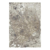 TEPPICH In-/Outdoor Flachgewebe GREY CITY Grau 240 x 340 cm - Grau, Textil (240/340cm) - Novatrend