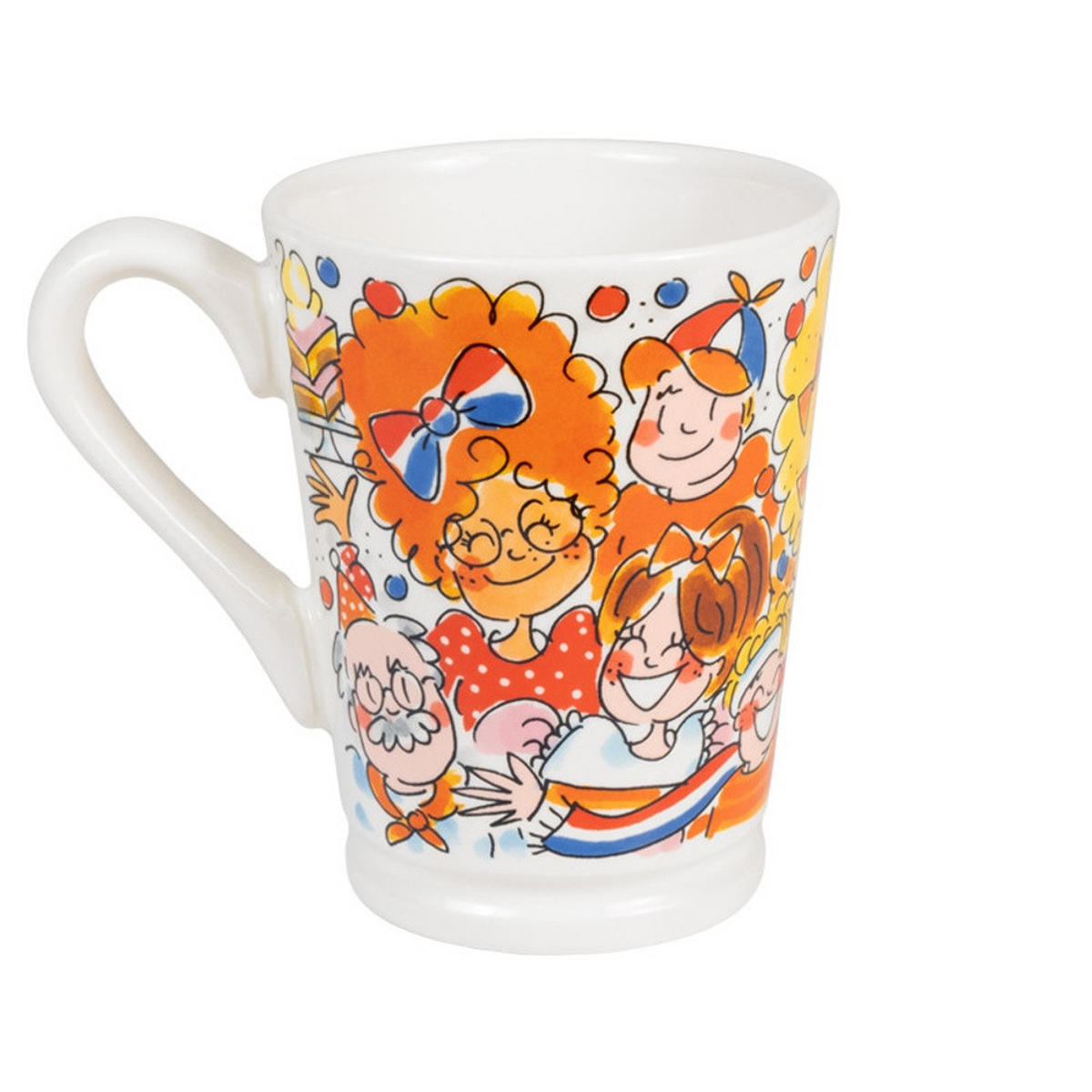 MAZAGRAN-BECHER Wir lieben Orange in Bunt - 500 ml - Multicolor, Keramik (0.5L) - Blond Amsterdam