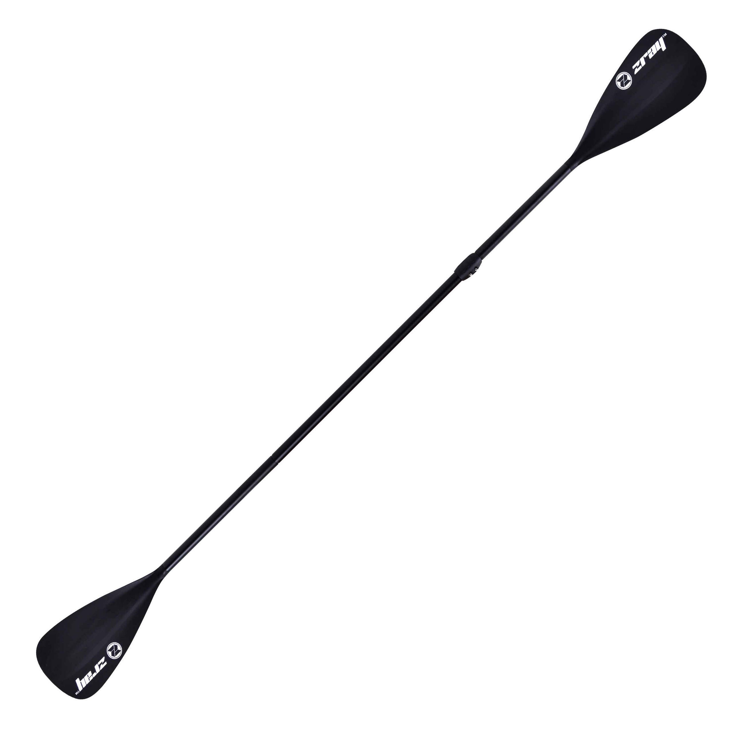 KAJAK-PADDEL 2 in 1 für Stand-Up-Paddle Board 165 - 210 cm verstellbar schwarz - Schwarz, Kunststoff (210/42/20cm) - Zray