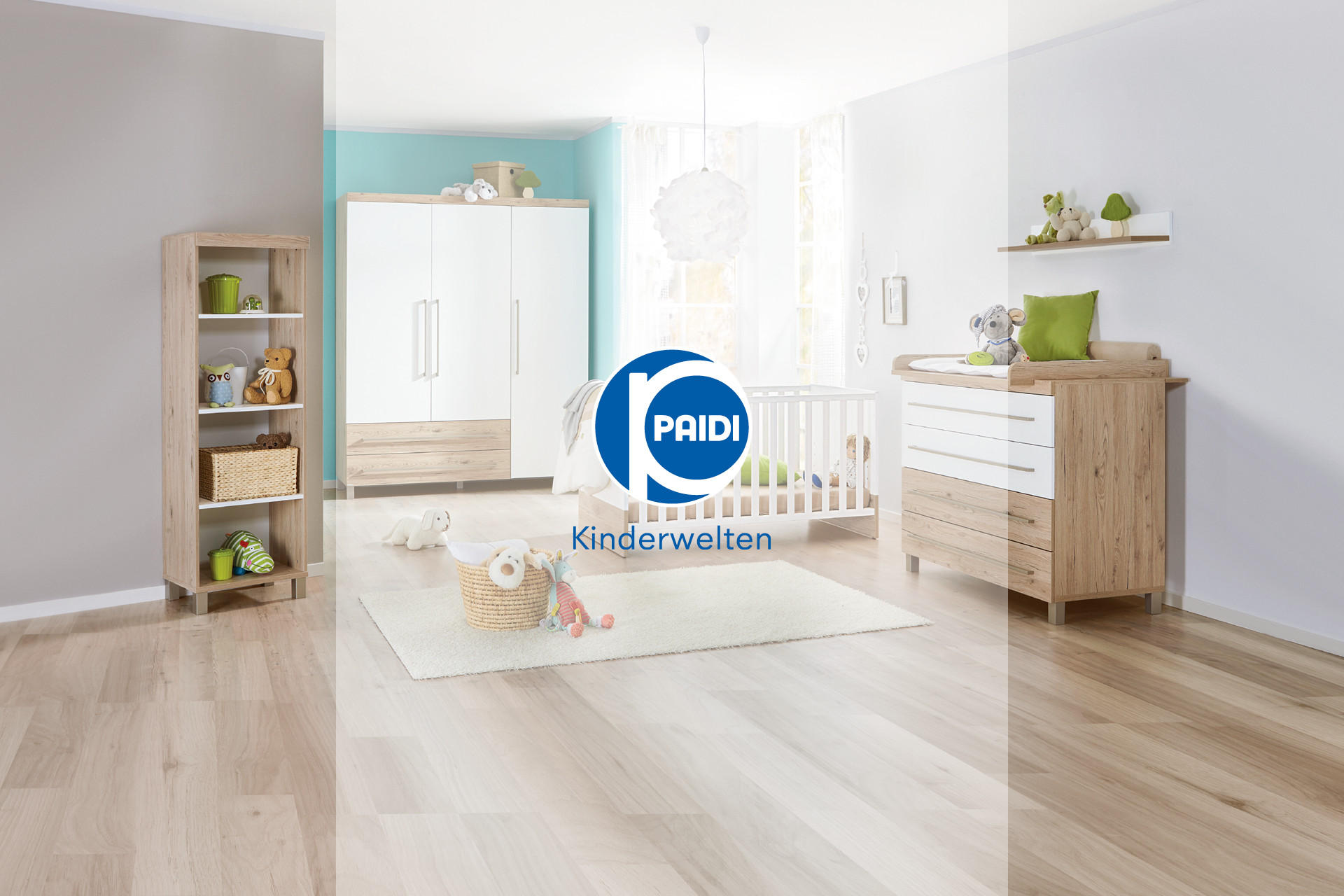 Paidi Logo mit Kinderzimmer