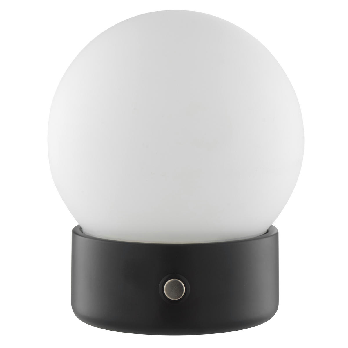 TISCHLEUCHTE Dori Weiß/Schwarz 10,5/10,5/12,8 cm - Multicolor, Glas (10.5/10.5/12.8cm) - Brilliant