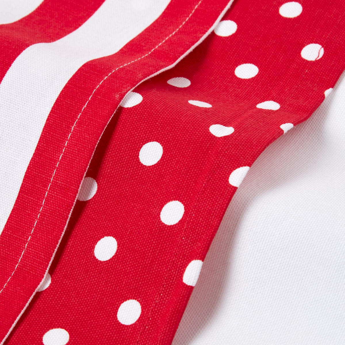GESCHIRRTÜCHER Polka Dots, 3er-Set, 100% Baumwolle - Rot, Textil (50/70cm) - Homescapes