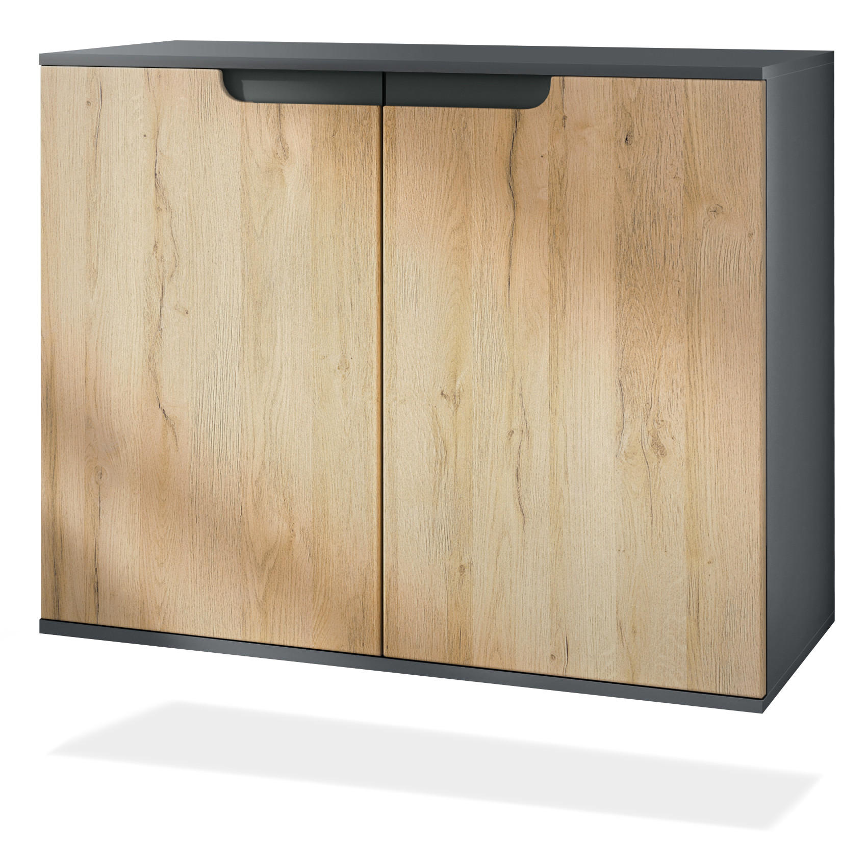 KOMMODE Sylt Eiche Natur - Eichefarben, Holzwerkstoff (92.5/73.5/35cm) - Vladon