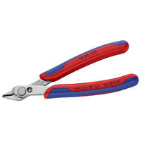 ELECTRONIC Super-Knips, rostfrei, ohne Facette, mit Drahtklemme - Multicolor, Kunststoff (130/48/12cm) - KNIPEX