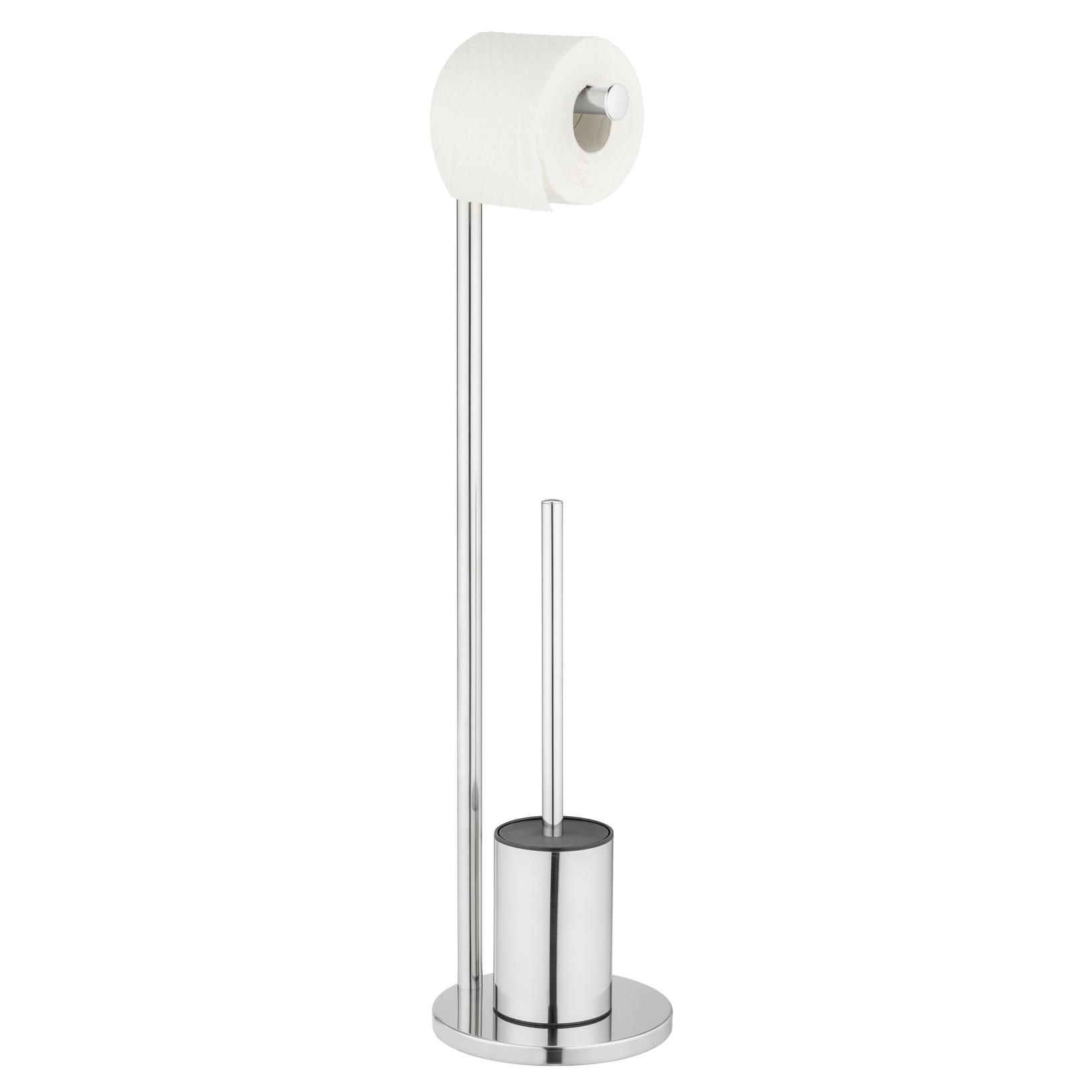 Wenko Toilettenpapier- Silber 18x69.5x18 cm