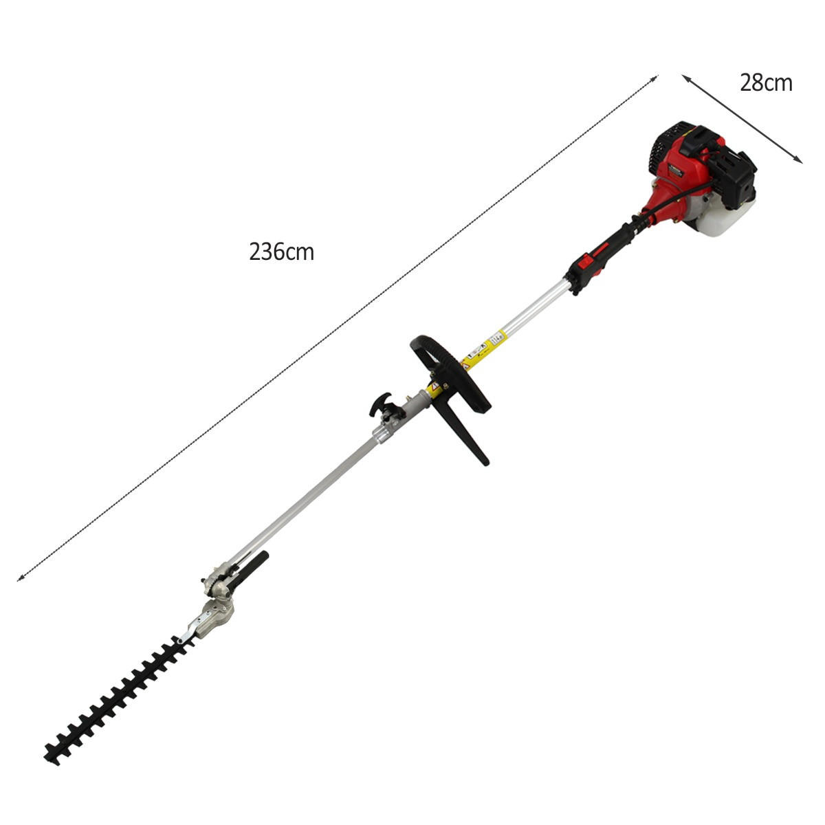 MULTIWERKZEUG 5-1 - Rot, Metall (28/236/27cm) - T-Mech