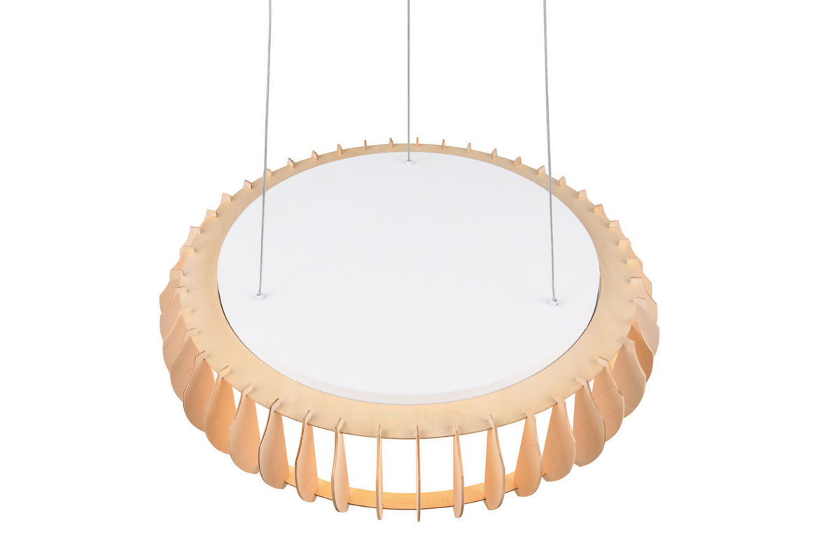HÄNGELAMPE MONTE - Weiß - 60/60/150 cm - Weiß, Kunststoff (60/60/150cm) - Trio Leuchten